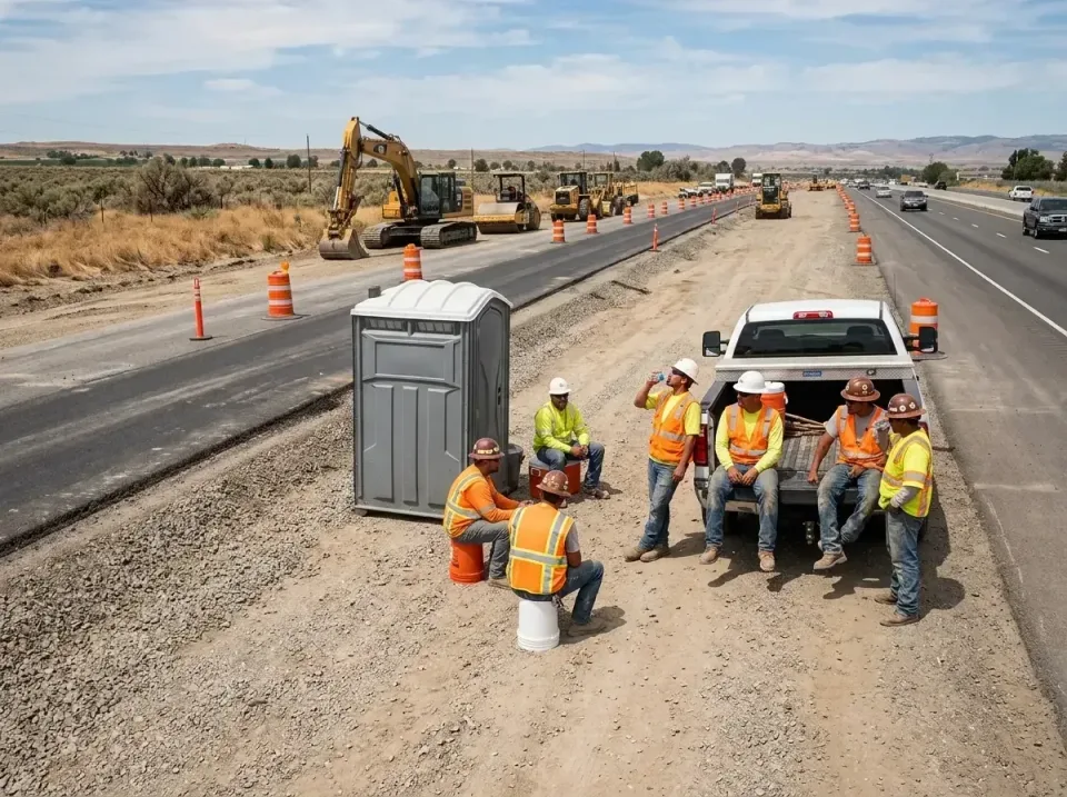 highway-road-construction-crew-007 — frequently asked questions, Porta Potty and Restroom Rentals in Muscatine, IA